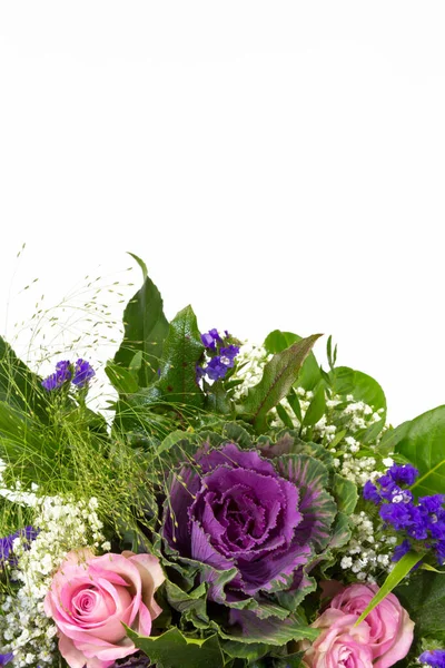 Bukett Rosor Blommor Och Flora — Stockfoto