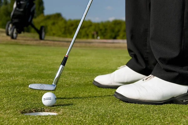 Juge Mannen Spelen Golf — Stockfoto