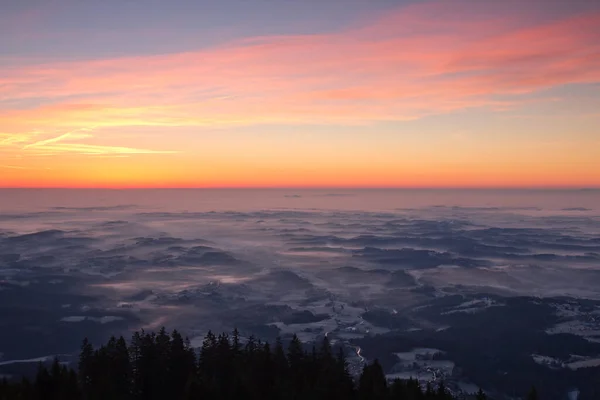 Zonsopgang Berg — Stockfoto