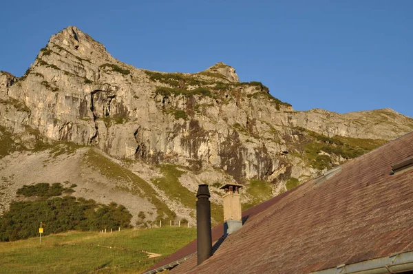 Rossflue Από Χαμηλότερο Fluonalp — Φωτογραφία Αρχείου