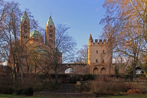 Katedrála Heathtower Speyeru — Stock fotografie
