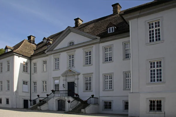 Malerischer Blick Auf Die Majestätische Mittelalterliche Burgarchitektur — Stockfoto