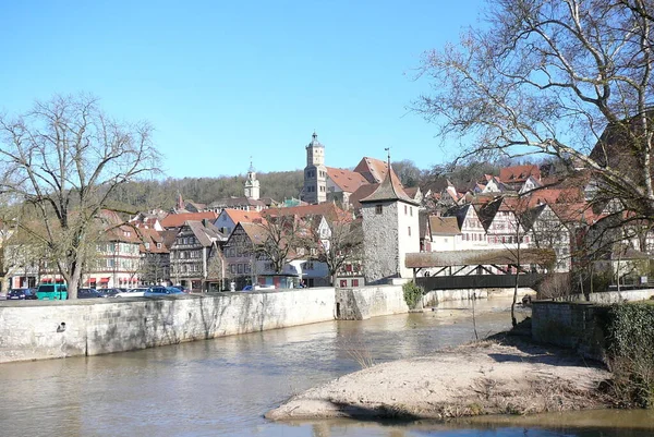 Schilderachtig Uitzicht Gevels Van Stad — Stockfoto