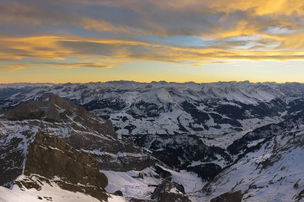 Atmosfera Serale Sul Churfirsten — Foto Stock