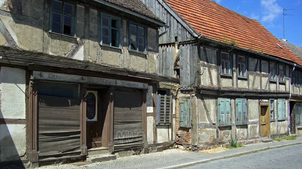 Oud Houten Huis Het Dorp — Stockfoto