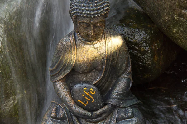 Медитація Буддійська Філософія Статуя Будди — стокове фото