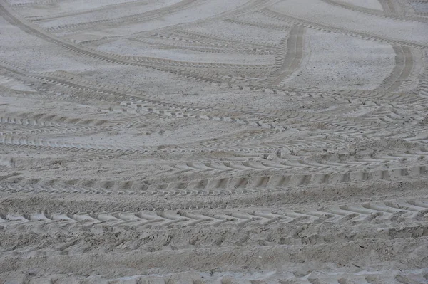 Traces Sand Read Spain — стоковое фото