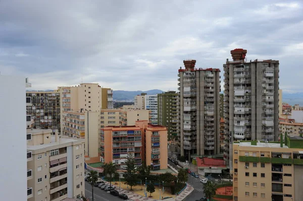 Festői Kilátás Város Homlokzataira — Stock Fotó