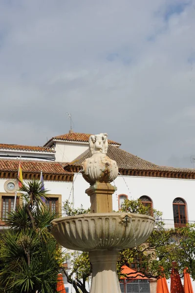 Vista Panorâmica Das Fachadas Cidade Marbella Espanha — Fotografia de Stock