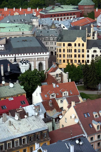 Vacker Utsikt Över Stadens Fasader — Stockfoto