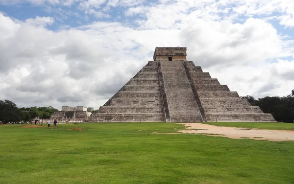 Step Piramide Genaamd Castillo Chichen Itza Archeologische Site Yucatan Mexico — Stockfoto