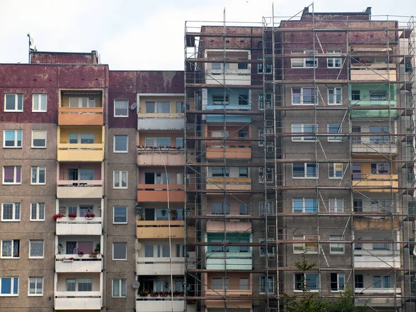 Olika Arkitektur Färgglada Bakgrund — Stockfoto