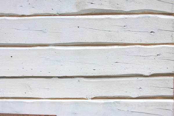 Background White Lacquered Wooden Boards — Stock Photo, Image