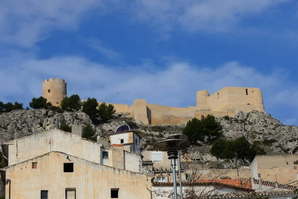 Burgruin Castalla Alicante Spanien — Stockfoto