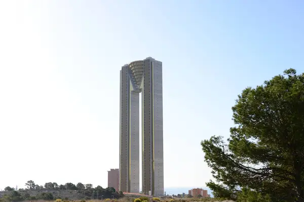 Wolkenkratzer Benidorm Costa Blanca España — Foto de Stock