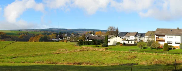 Moselle Vale Outono Panorama — Fotografia de Stock