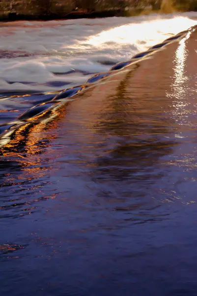 Embalse Mosela Epinal Francia Atardecer Iluminado — Foto de Stock