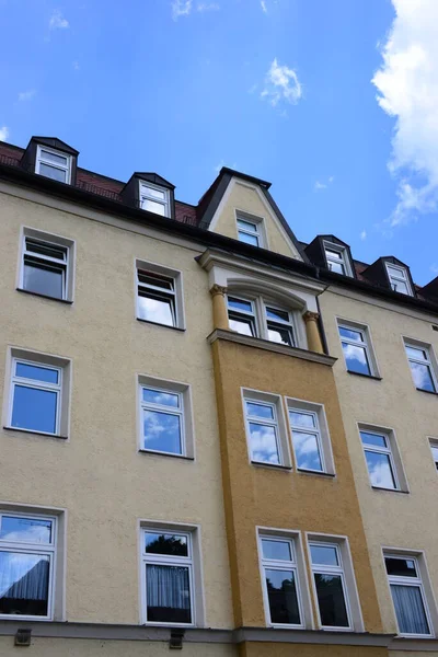 Malerischer Blick Auf Fassaden München Bayern — Stockfoto