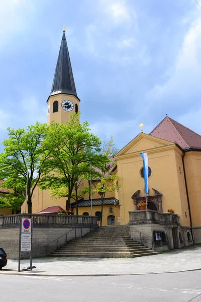 Vista Panorámica Las Fachadas Munich Bavaria — Foto de Stock