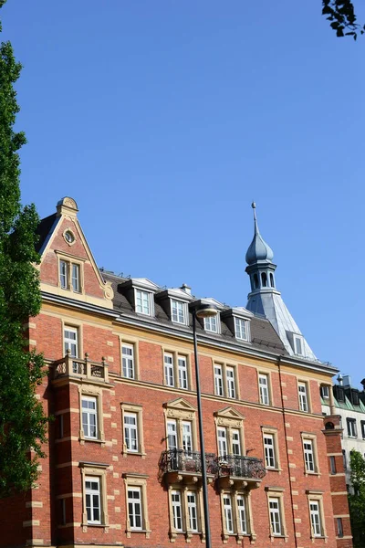 Vacker Utsikt Över Fasader München Bayern — Stockfoto