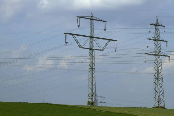 Energy Transfer High Voltage Power Line — Stock Photo, Image