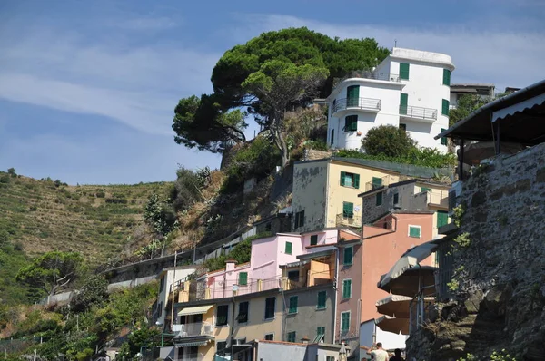 Riomaggiore Cinque Terre Italien — Stockfoto