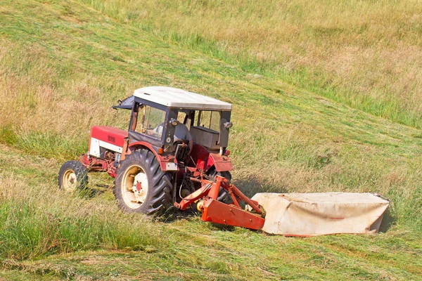 Oude Trekker Het Veld — Stockfoto