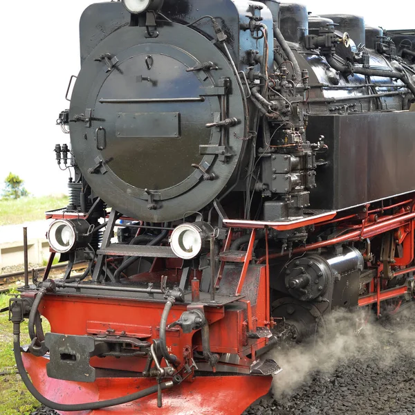 古い蒸気機関車鉄道車両 — ストック写真