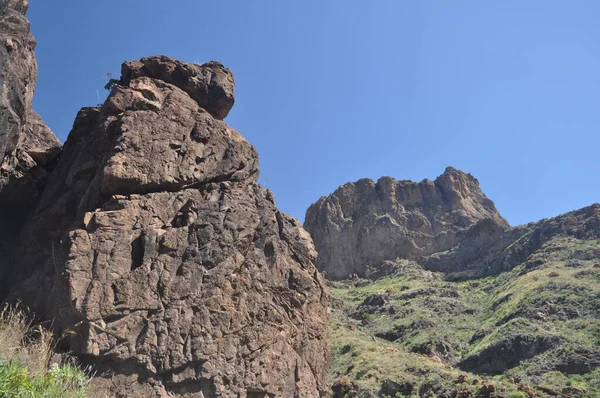 Berg Nära Soria Gran Canaria — Stockfoto