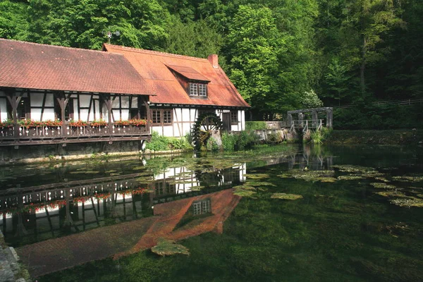 Blaubeuren Stad Stadsdelen Alb Donau Nära Ulm Baden Wrttemberg Tyskland — Stockfoto