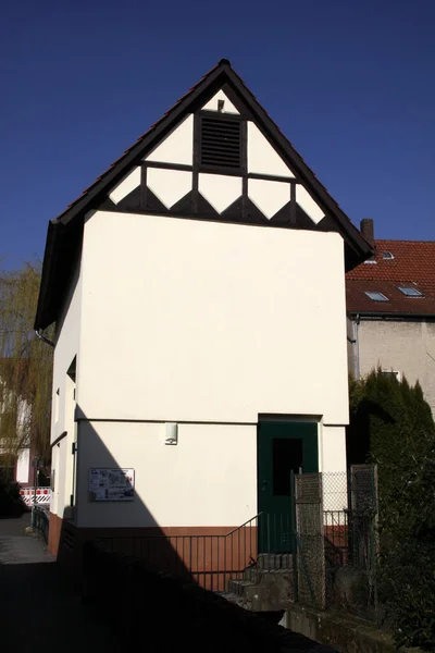 Schlangen Deki Tarihi Trafo Istasyonu Lippe — Stok fotoğraf