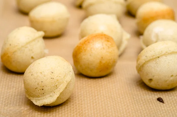 Nahaufnahme Gebackene Kugeln Für Cake Pops — Stockfoto