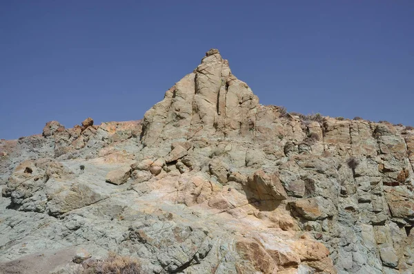 Teneriffa Los Azulejos Azulejos Teide Teide National Park Kanarieöarna Spanien — Stockfoto