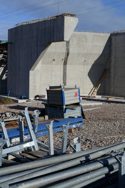 Bruggenbouw Weg Griekenland — Stockfoto