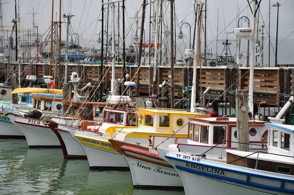 Рибні Човни Порту Сан Франциско — стокове фото