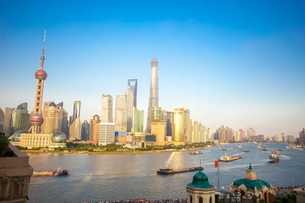 Pudong Shanghai Kina — Stockfoto