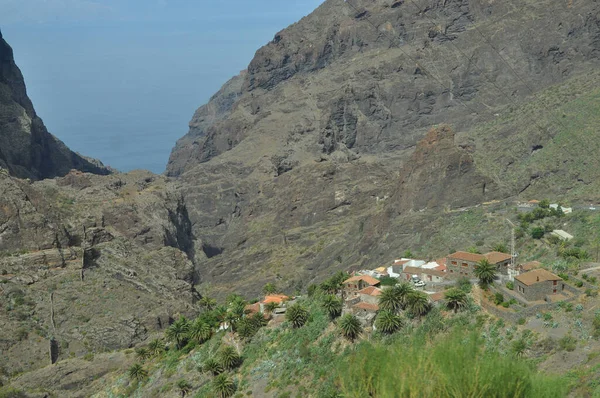 Masca Mountain Village Masca Gorge Teno Mountains Tenerife Mountains Teno — 图库照片