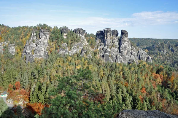 Gansfelsen Μικρά Φαράγγια Βράχος Βράχια Αναρρίχηση Βράχων Φύση Τοπίο Spa — Φωτογραφία Αρχείου