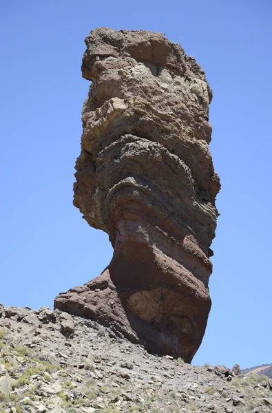 Roque Cinchado Tenerife Roques Garcia Ujj Rögök Sziklák Rock Vihar — Stock Fotó