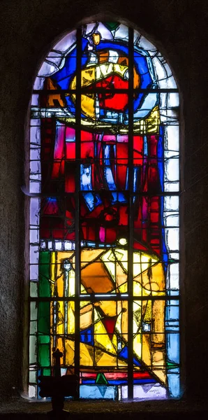 Glas Loodramen Kerk — Stockfoto