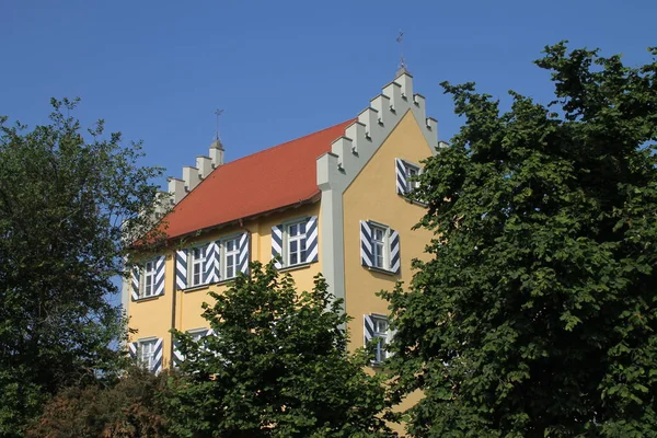 Une Maison Pignon Wasserburg — Photo