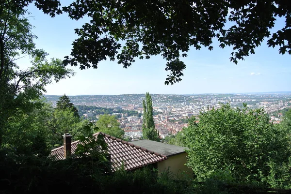 Vista Panorâmica Das Fachadas Cidade — Fotografia de Stock