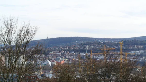 Vacker Utsikt Över Stadens Fasader — Stockfoto