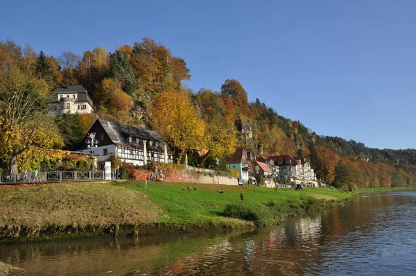 Ciudad Balneario Rathen Alemania —  Fotos de Stock