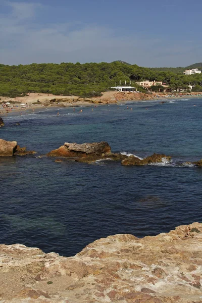 Bay Cala Nova Canar Ibiza — 图库照片