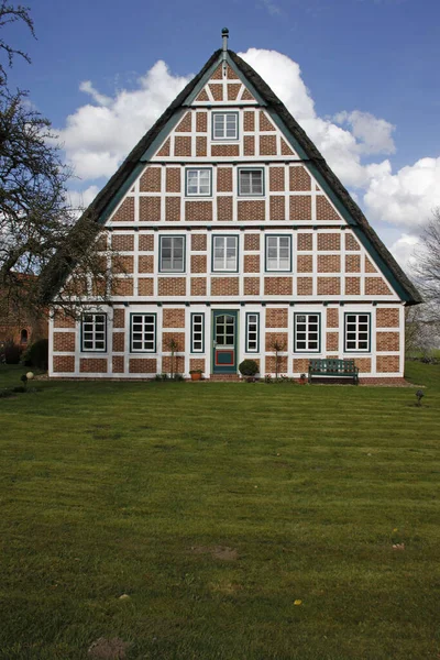 Half Timbered House Old Land — Stock Photo, Image