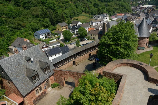 Stadsgezicht Heimbach Eifel — Stockfoto