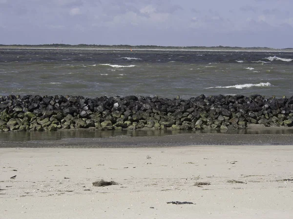 Vista Panoramica Della Bella Spiekeroog — Foto Stock