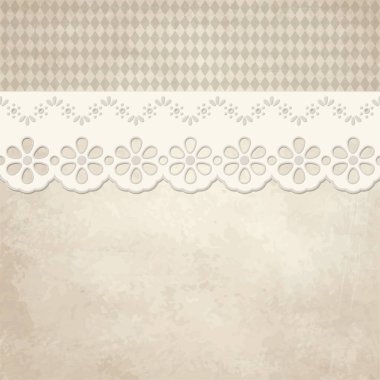 vector of old vintage background with checkered Oktoberfest pattern clipart