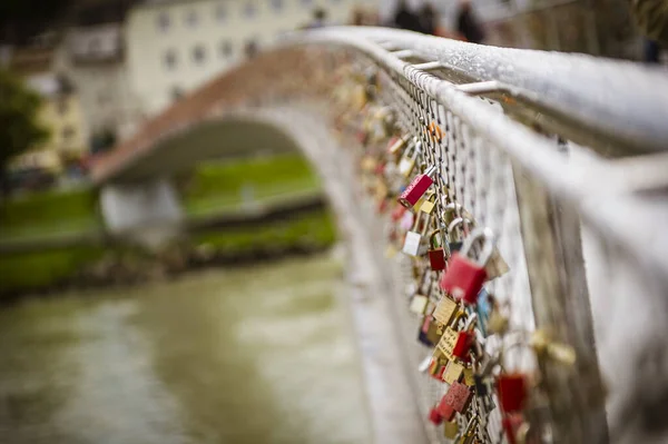 Love Castle Kärlek Låser — Stockfoto